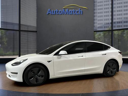 Pearl White Multi-Coat 2021 Tesla Model 3 Standard Range Plus