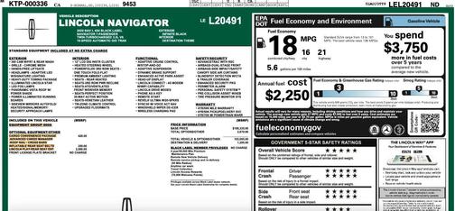 2020 Lincoln Navigator Black Label