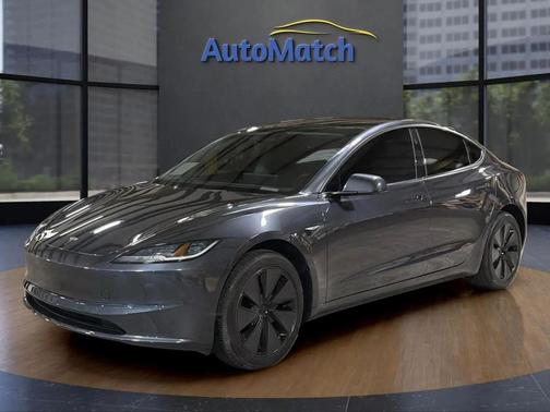Stealth Grey 2025 Tesla Model 3 Long Range