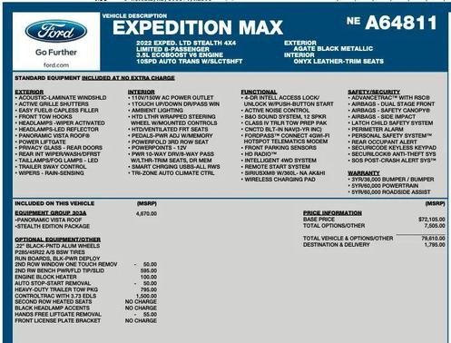 2022 Ford Expedition Max Limited
