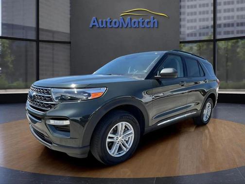 Forged Green Metallic 2023 Ford Explorer XLT