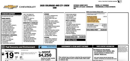 2025 Chevrolet Colorado Z71