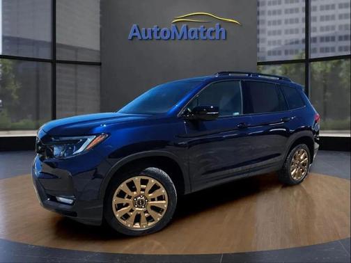 Obsidian Blue Pearl 2023 Honda Passport AWD Elite
