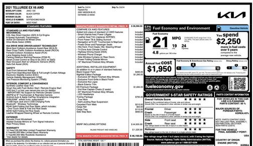 2021 Kia Telluride EX