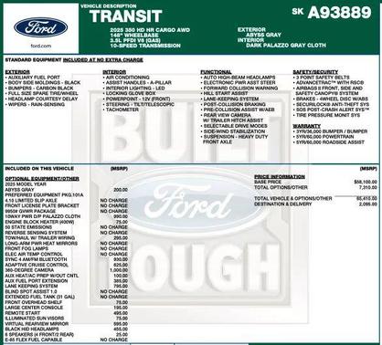 Abyss Gray Metallic 2025 Ford Transit-350 Base