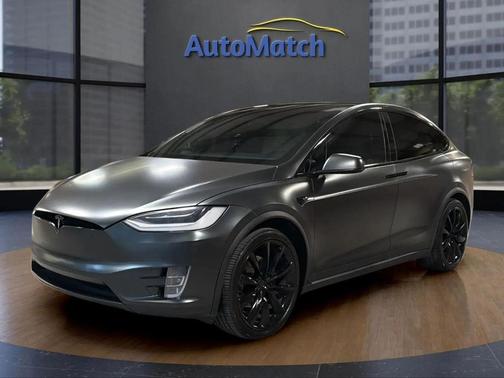 Gray 2020 Tesla Model X Long Range Plus Dual Motor All-Wheel Drive