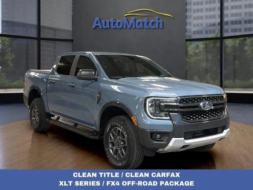 Azure Gray Metallic Tri-Coat 2024 Ford Ranger XLT
