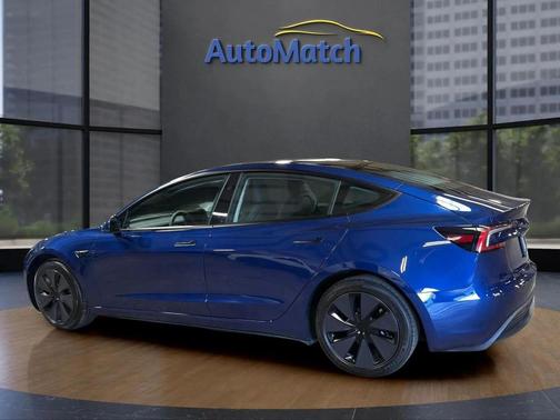 Deep Blue Metallic 2025 Tesla Model 3 Long Range