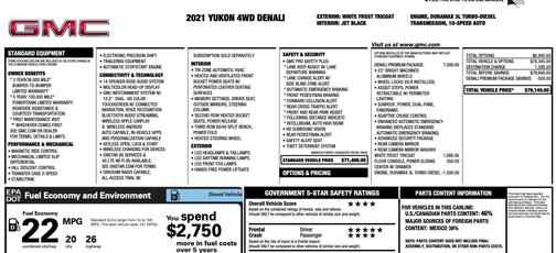2021 GMC Yukon Denali