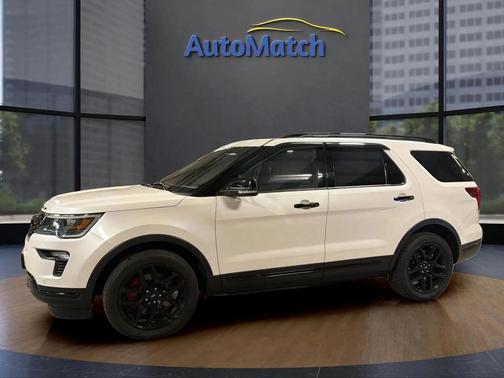 White Gold 2018 Ford Explorer Sport