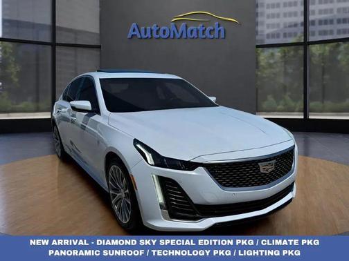 Diamond Sky Metallic 2022 Cadillac CT5 Premium Luxury