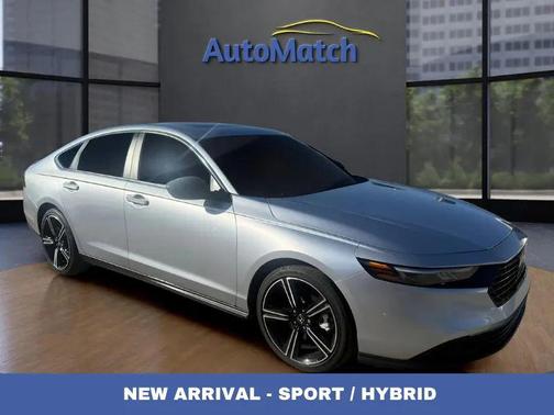 Solar Silver Metallic 2025 Honda Accord Hybrid Sport
