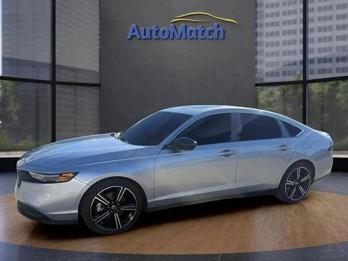 Solar Silver Metallic 2025 Honda Accord Hybrid Sport