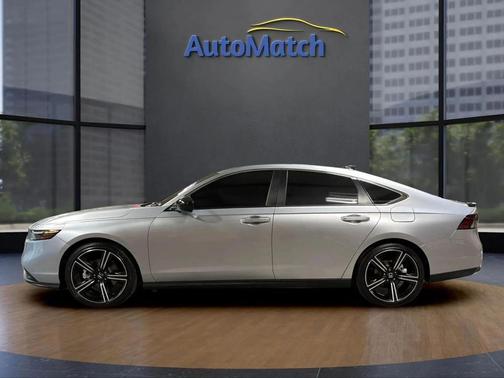 Solar Silver Metallic 2025 Honda Accord Hybrid Sport