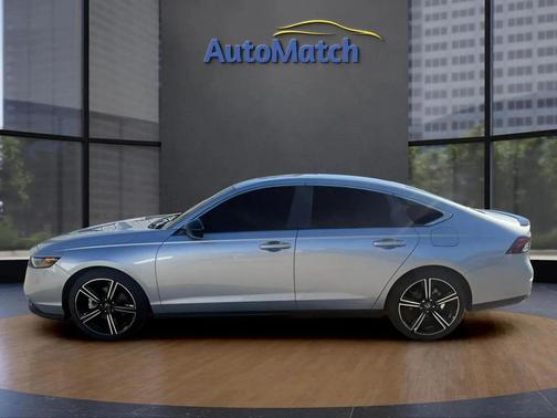 Solar Silver Metallic 2025 Honda Accord Hybrid Sport