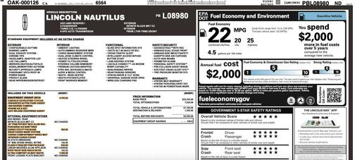 2023 Lincoln Nautilus Reserve