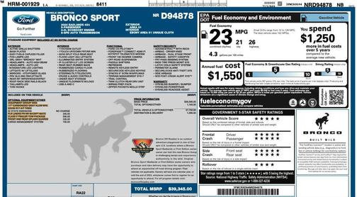 2022 Ford Bronco Sport Badlands