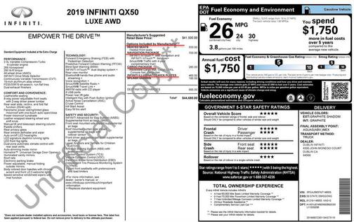 2019 INFINITI QX50 Luxe