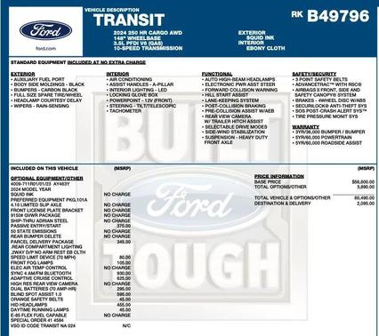 2024 Ford Transit-250 Base