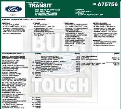 Oxford White 2025 Ford Transit-350 Base