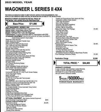 2023 Jeep Wagoneer L L Series II