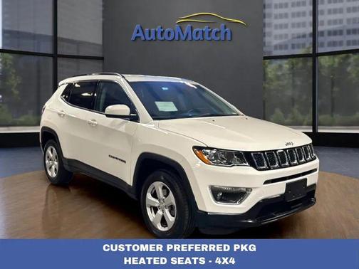 White Clearcoat 2019 Jeep Compass Latitude