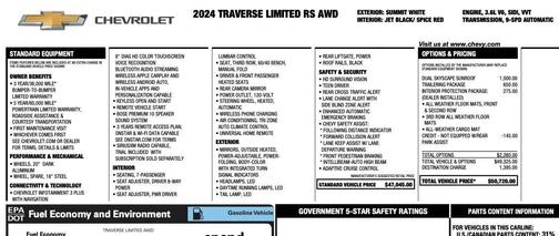 2024 Chevrolet Traverse RS