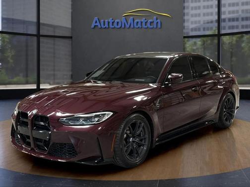 Red 2022 BMW M3 Base
