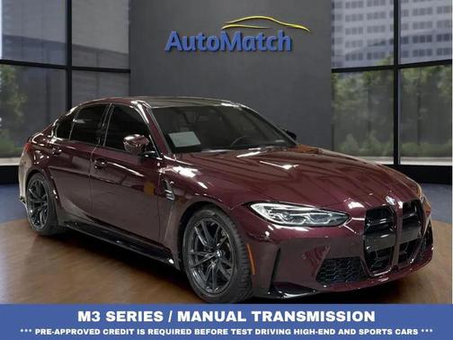 Red 2022 BMW M3 Base