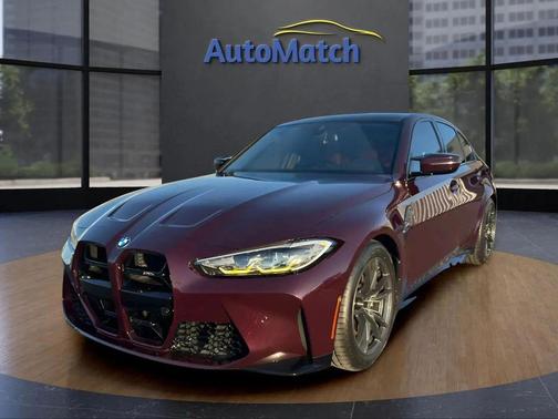 Red 2022 BMW M3 Base