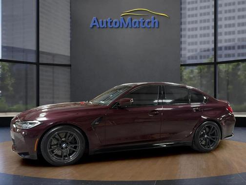 Red 2022 BMW M3 Base