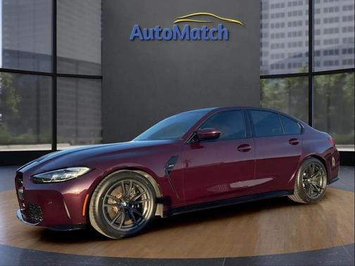 Red 2022 BMW M3 Base