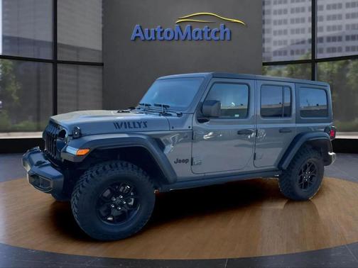 Sting-Gray Clearcoat 2022 Jeep Wrangler Willys