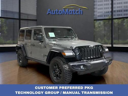 Sting-Gray Clearcoat 2022 Jeep Wrangler Willys