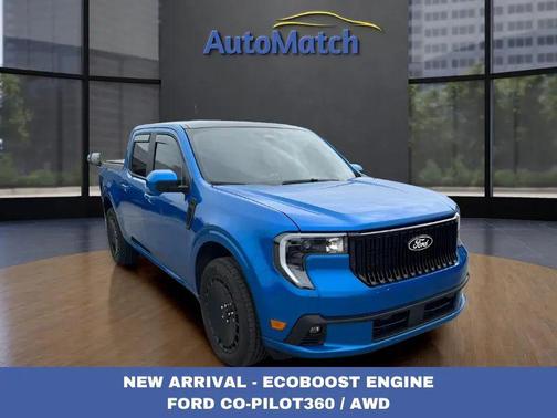 Blue 2025 Ford Maverick Lobo