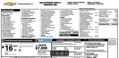 2025 Chevrolet Silverado 1500 LT Trail Boss