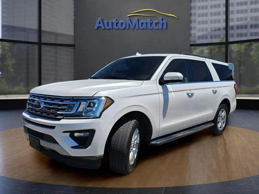 White Platinum Metallic Tri-Coat 2019 Ford Expedition Max XLT