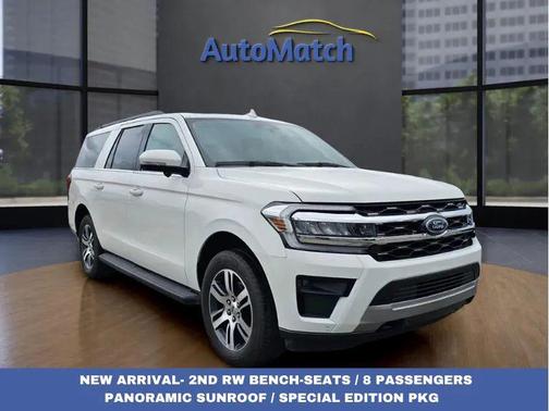 Star White Metallic Tri-Coat 2024 Ford Expedition Max XLT
