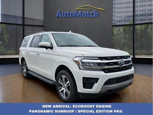 Star White Metallic Tri-Coat 2024 Ford Expedition Max XLT