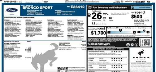 2023 Ford Bronco Sport Outer Banks