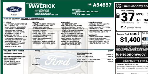 2025 Ford Maverick Lariat