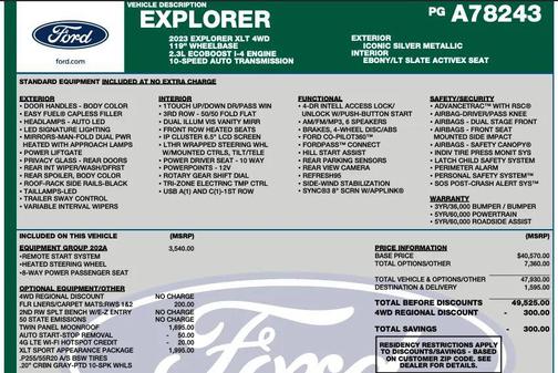 2023 Ford Explorer XLT