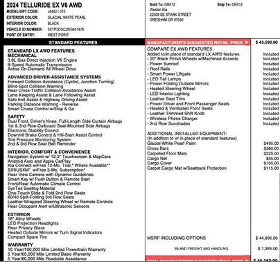 2024 Kia Telluride EX