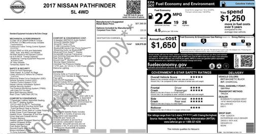2017 Nissan Pathfinder SL