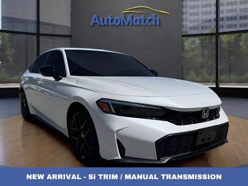 Platinum White Pearl 2025 Honda Civic Si Base