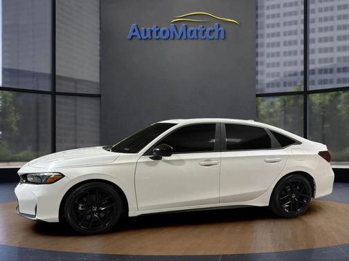 Platinum White Pearl 2025 Honda Civic Si Base