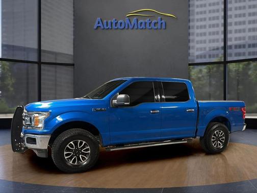 Blue 2020 Ford F-150 XLT