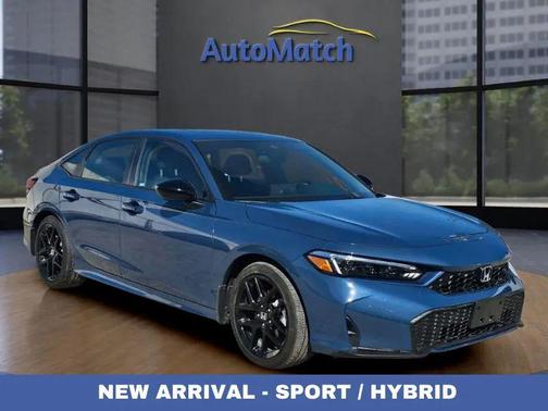 Blue Lagoon Pearl 2026 Honda Civic Hybrid Sport