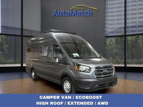 Gray 2023 Ford Transit-250 Base