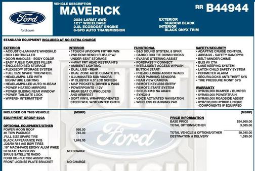 2024 Ford Maverick Lariat